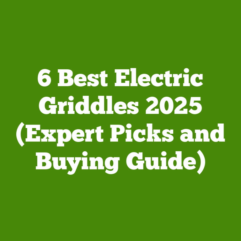 6 Best Electric Griddles 2025 (Expert Picks and Buying Guide)