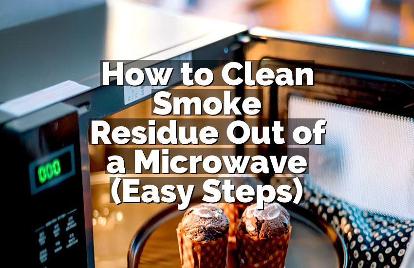 How to Clean Smoke Residue Out of a Microwave (Easy Steps)