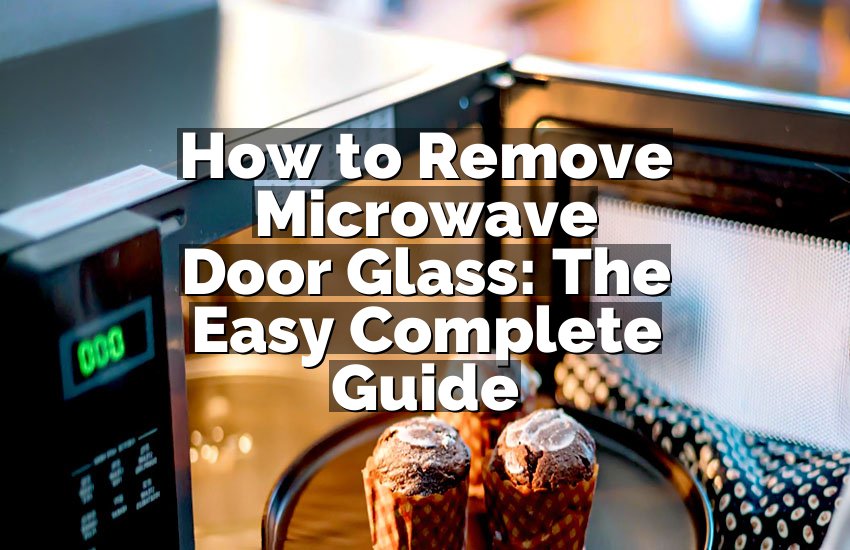 How to Remove Microwave Door Glass: The Easy Complete Guide