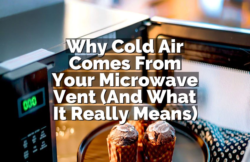 Why Cold Air Comes From Your Microwave Vent (And What It Really Means)