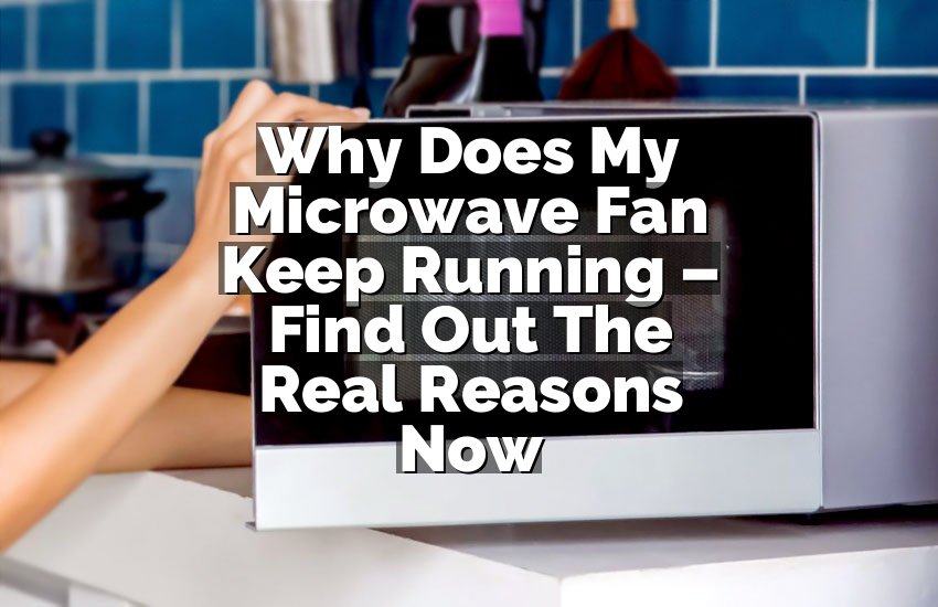 Why Does My Microwave Fan Keep Running – Find Out The Real Reasons Now