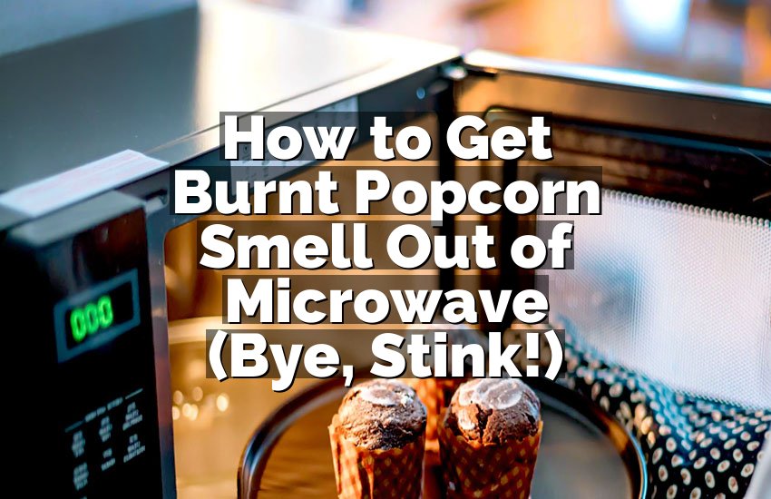 How to Get Burnt Popcorn Smell Out of Microwave (Bye, Stink!)