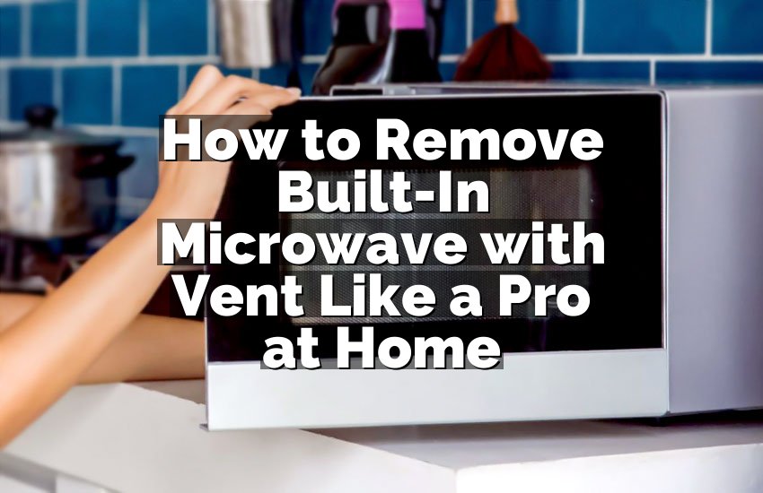 How to Remove Built-In Microwave with Vent Like a Pro at Home