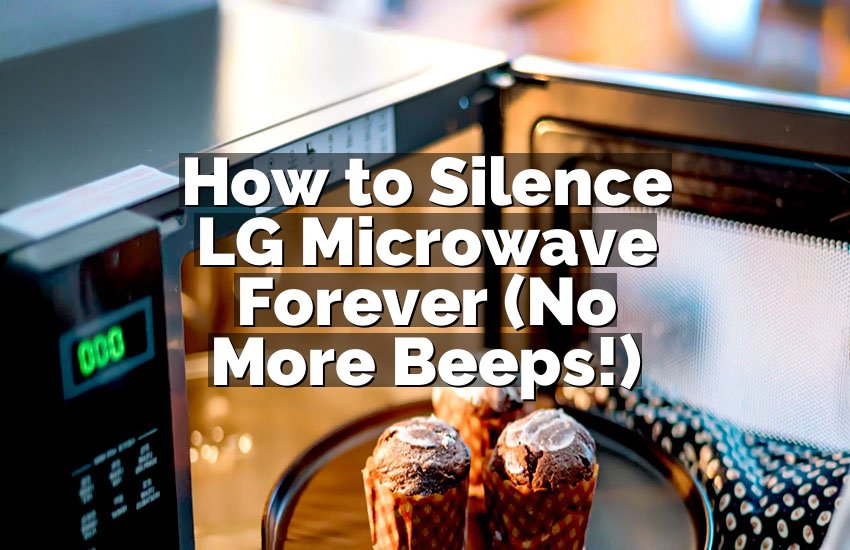 How to Silence LG Microwave Forever (No More Beeps!)