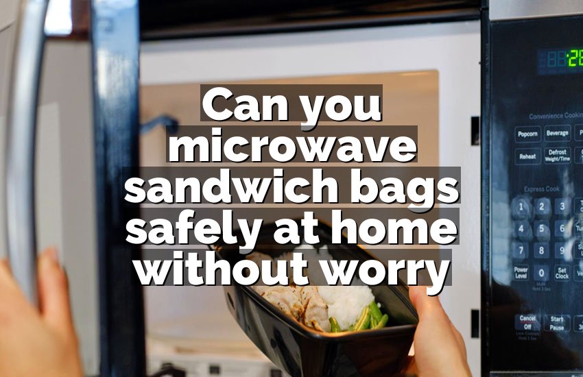Can you microwave sandwich bags safely at home without worry