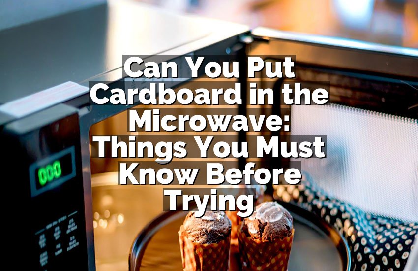 Can You Put Cardboard in the Microwave: Things You Must Know Before Trying