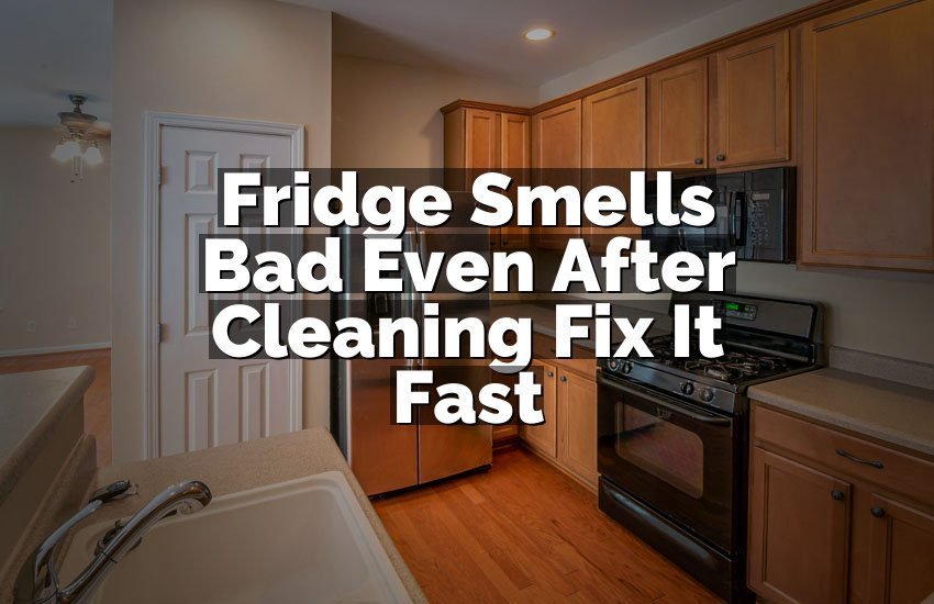Fridge Smells Bad Even After Cleaning Fix It Fast