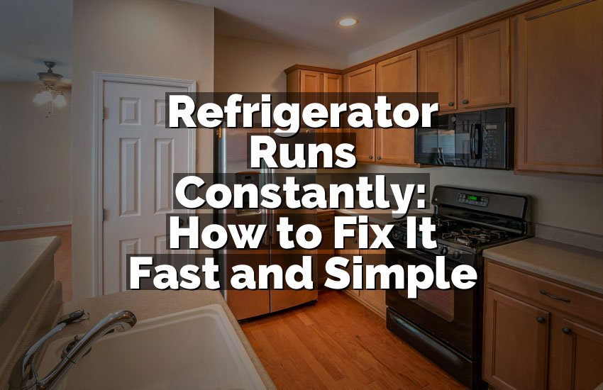 Refrigerator Runs Constantly: How to Fix It Fast and Simple
