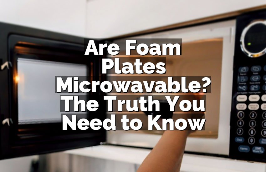 Are Foam Plates Microwavable? The Truth You Need to Know