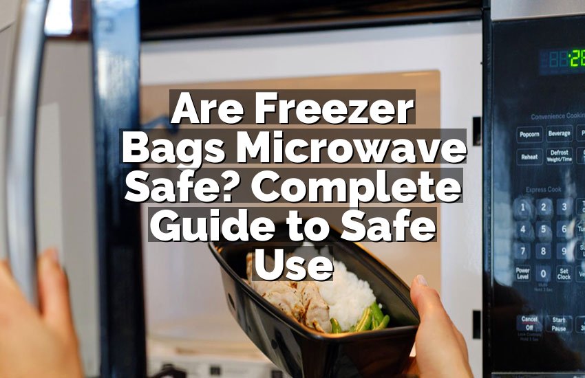Are Freezer Bags Microwave Safe? Complete Guide to Safe Use