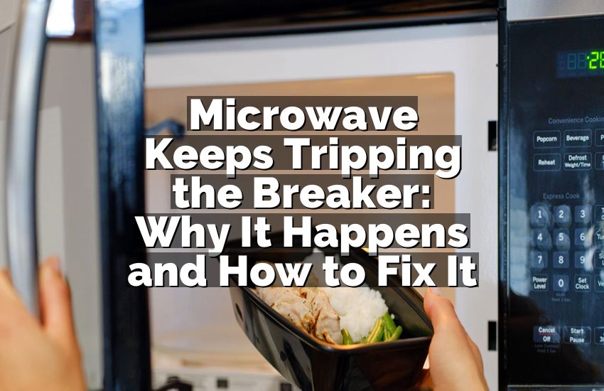 Microwave Keeps Tripping the Breaker: Why It Happens and How to Fix It