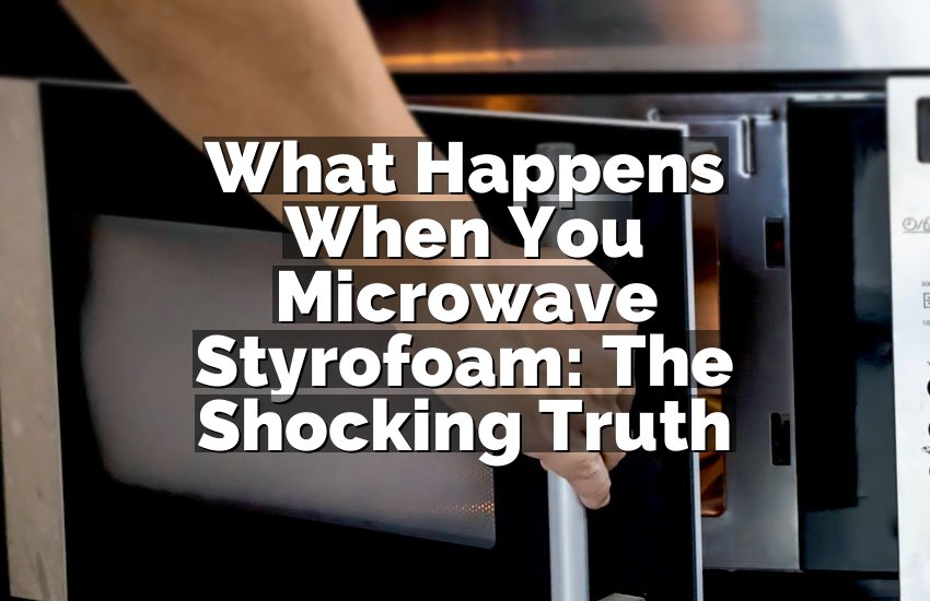 What Happens When You Microwave Styrofoam: The Shocking Truth