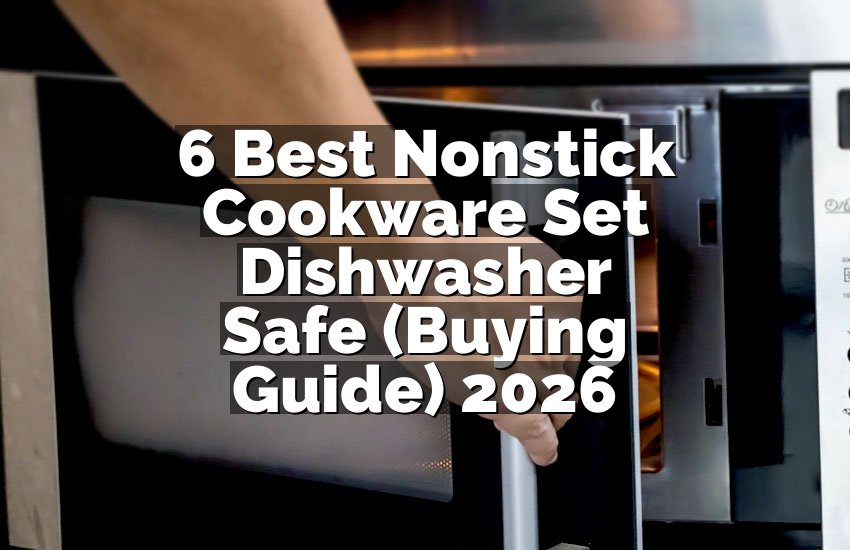 6 Best Nonstick Cookware Set Dishwasher Safe (Buying Guide) 2026