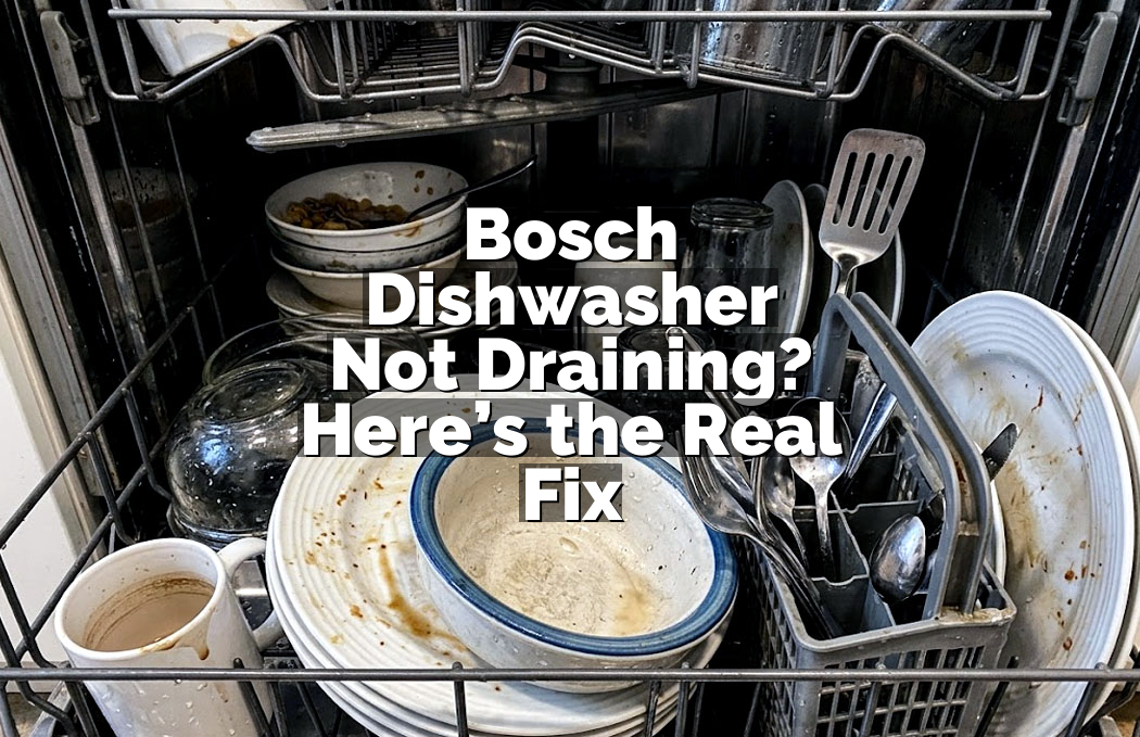 Bosch Dishwasher Not Draining? Here’s the Real Fix