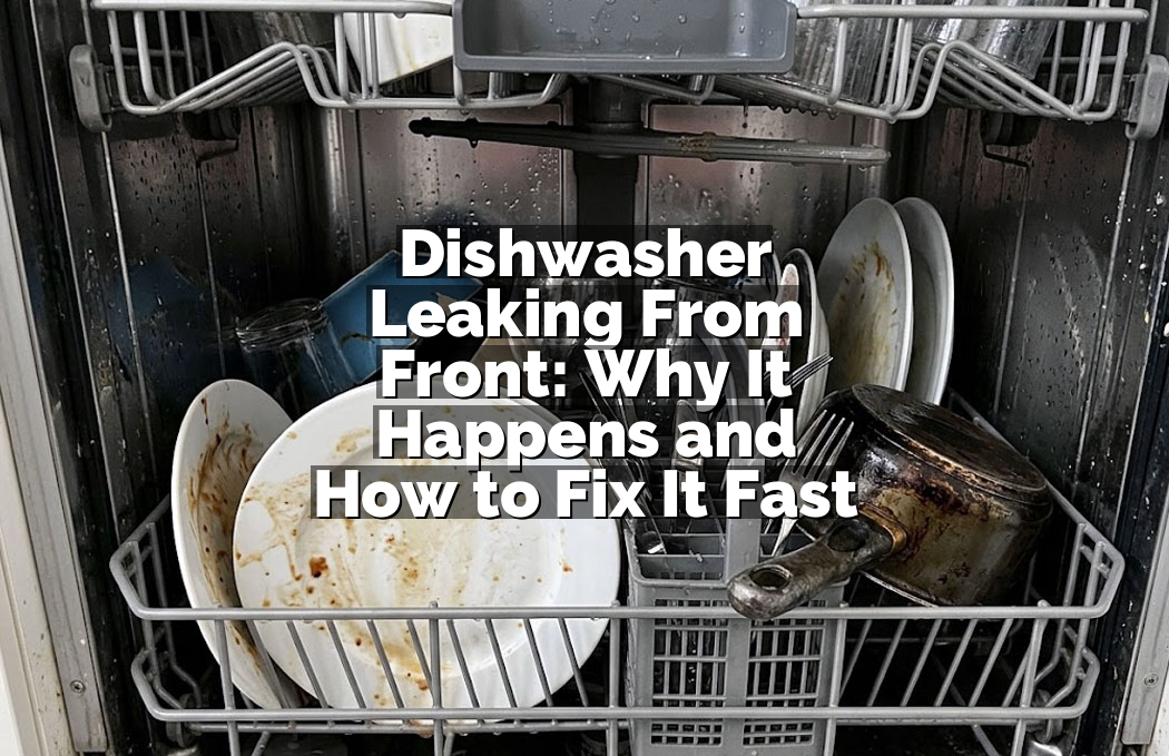 Dishwasher Leaking From Front: Why It Happens and How to Fix It Fast