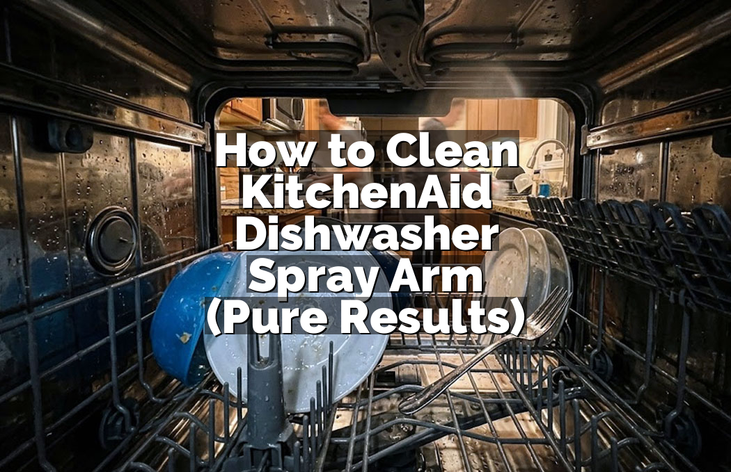 How to Clean KitchenAid Dishwasher Spray Arm (Pure Results)