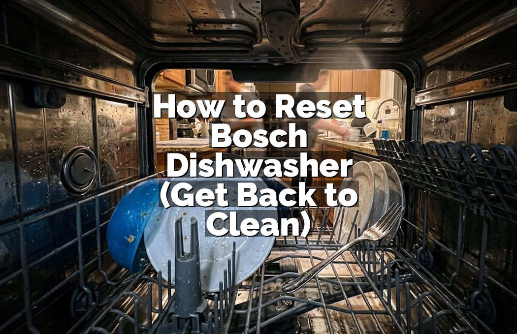 How to Reset Bosch Dishwasher (Get Back to Clean)