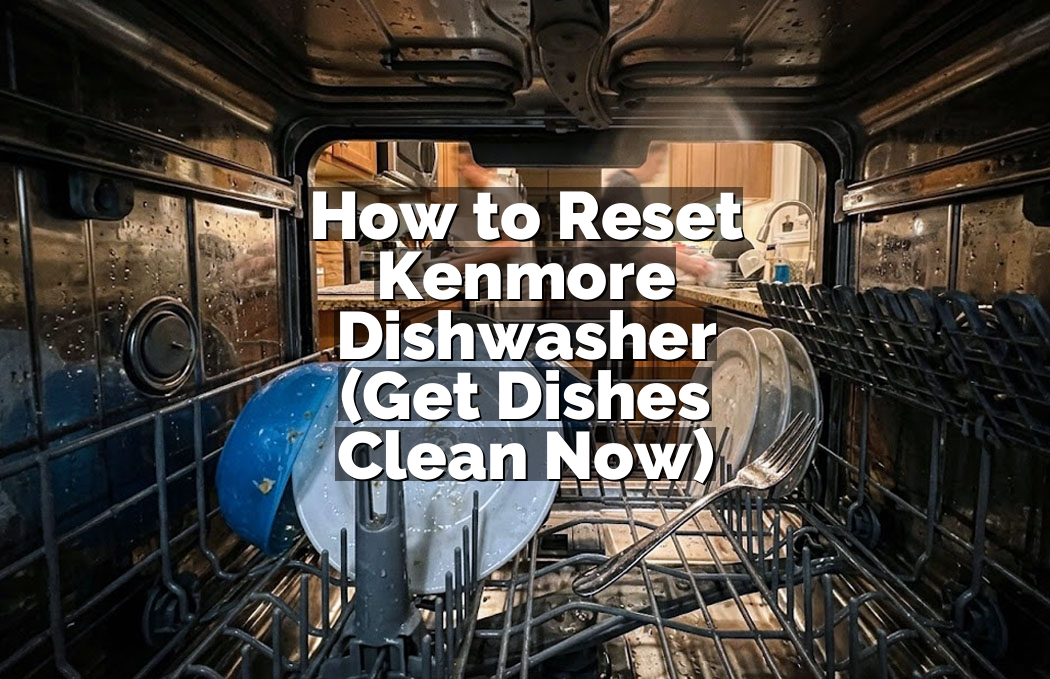 How to Reset Kenmore Dishwasher (Get Dishes Clean Now)