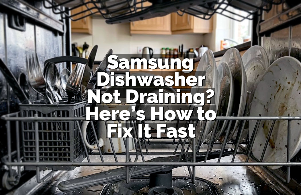 Samsung Dishwasher Not Draining? Here’s How to Fix It Fast