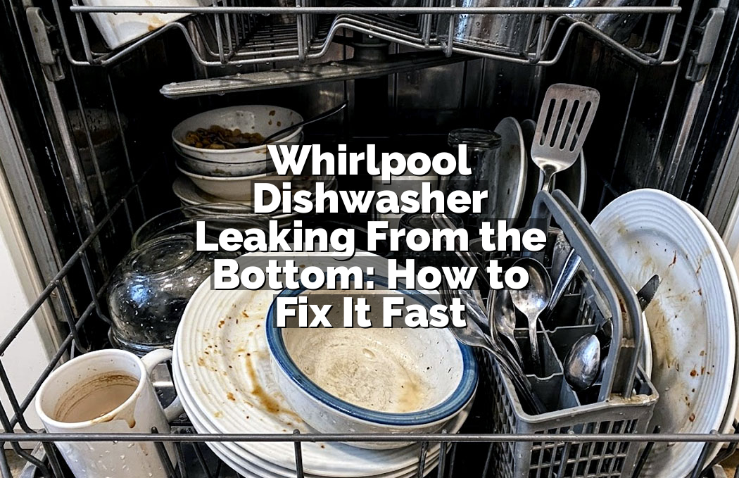 Whirlpool Dishwasher Leaking From the Bottom: How to Fix It Fast