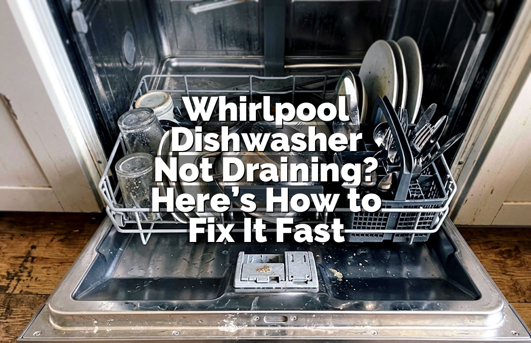 Whirlpool Dishwasher Not Draining? Here’s How to Fix It Fast