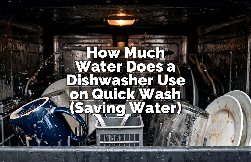 How Much Water Does a Dishwasher Use on Quick Wash (Saving Water)