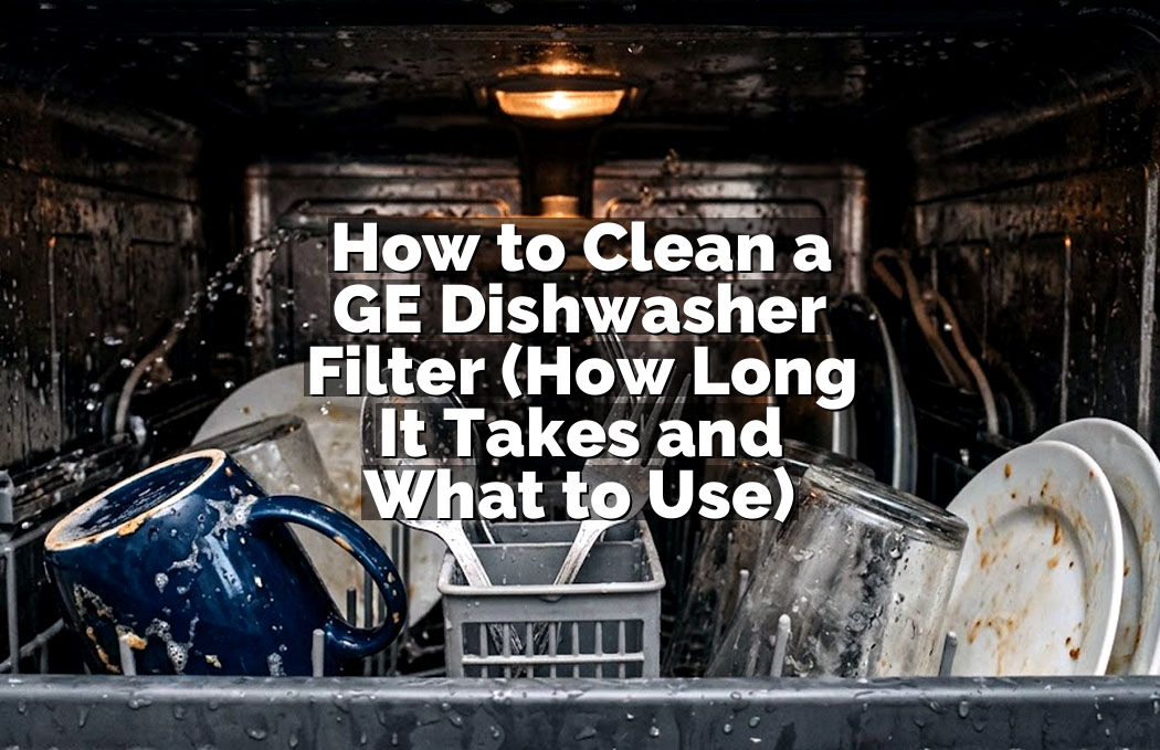 How to Clean a GE Dishwasher Filter (How Long It Takes and What to Use)