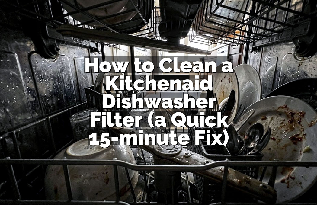 How to Clean a Kitchenaid Dishwasher Filter (a Quick 15-minute Fix)