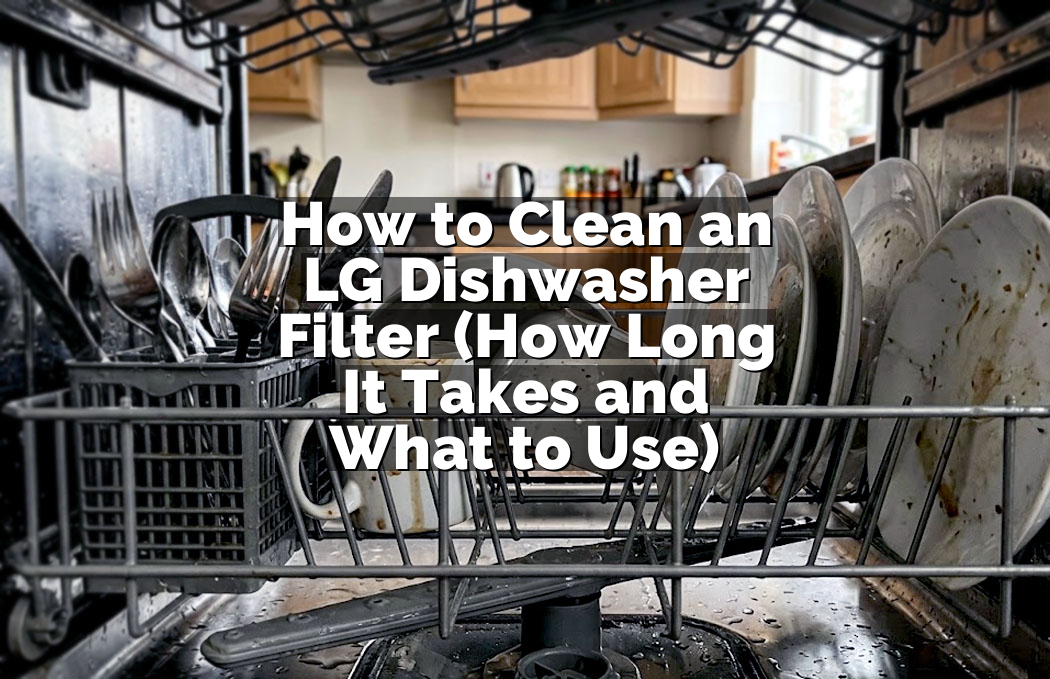 How to Clean an LG Dishwasher Filter (How Long It Takes and What to Use)