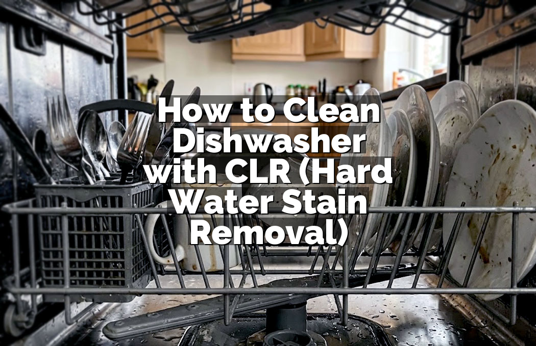 How to Clean Dishwasher with CLR (Hard Water Stain Removal)
