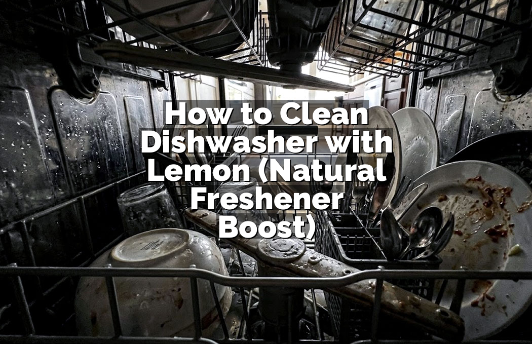 How to Clean Dishwasher with Lemon (Natural Freshener Boost)