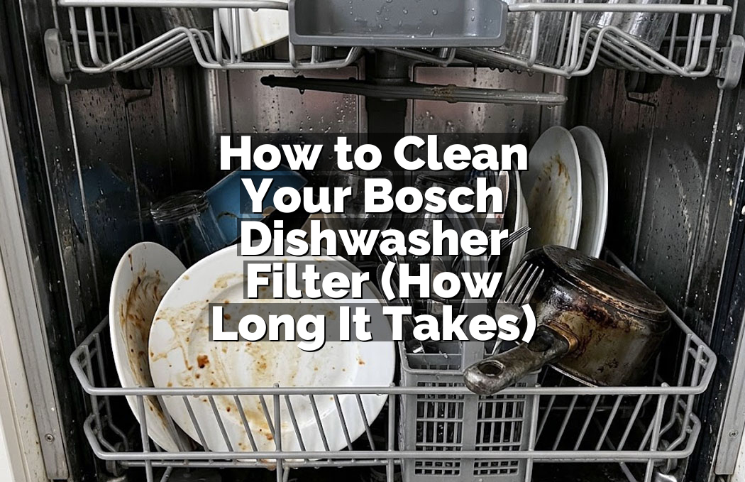How to Clean Your Bosch Dishwasher Filter (How Long It Takes)