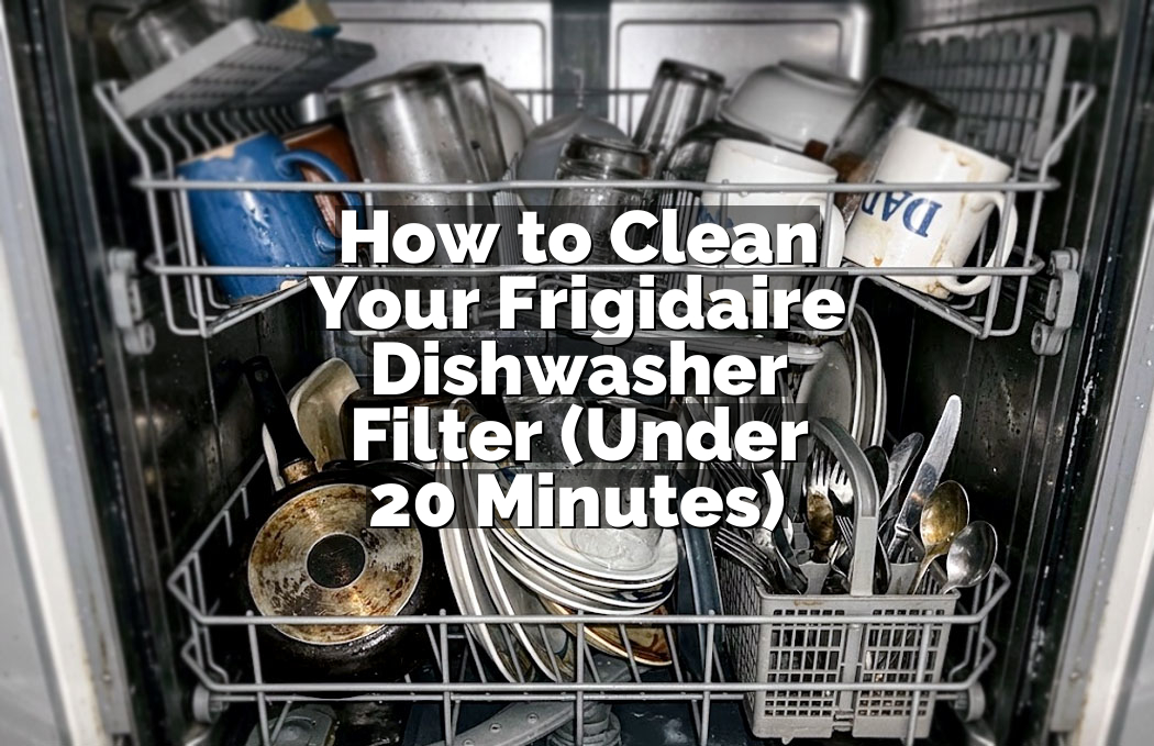 How to Clean Your Frigidaire Dishwasher Filter (Under 20 Minutes)