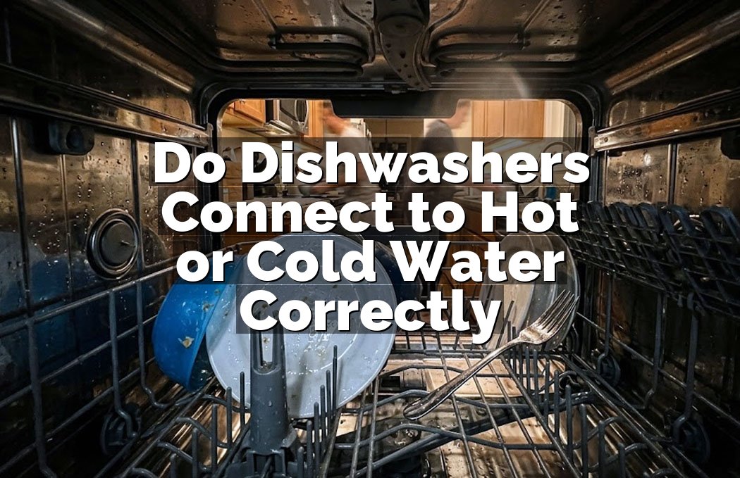 Do Dishwashers Connect to Hot or Cold Water Correctly