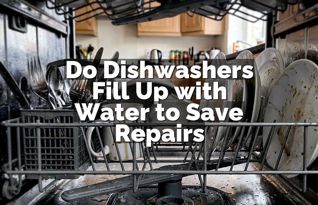 Do Dishwashers Fill Up with Water to Save Repairs