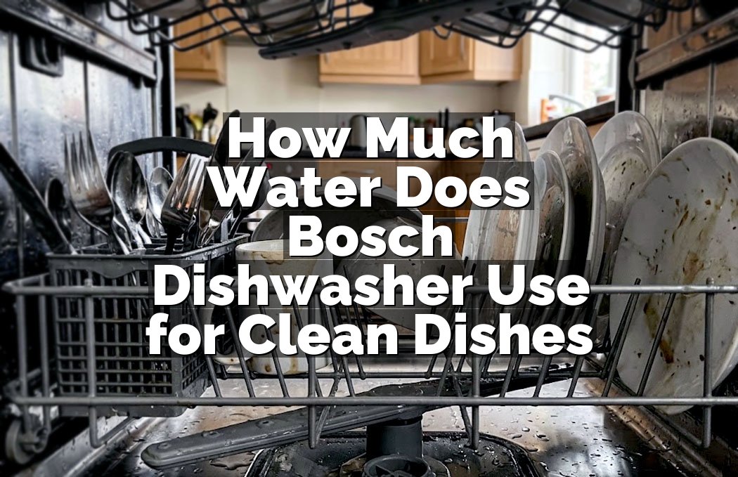 How Much Water Does Bosch Dishwasher Use for Clean Dishes