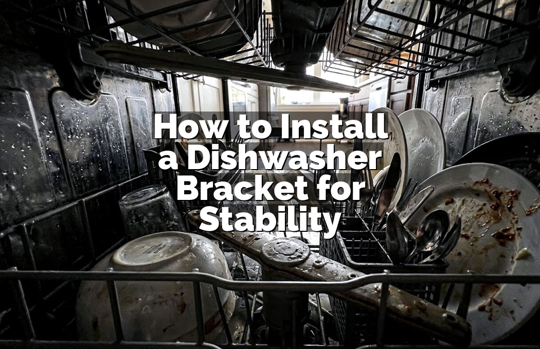 How to Install a Dishwasher Bracket for Stability