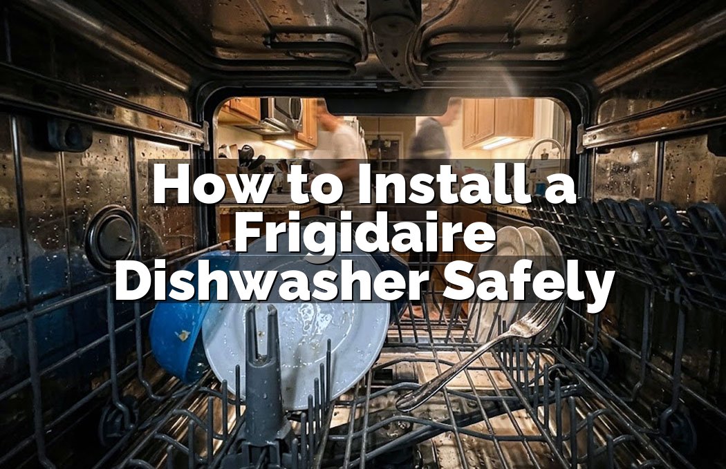 How to Install a Frigidaire Dishwasher Safely