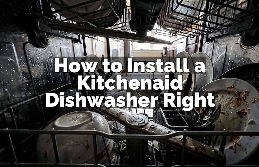 How to Install a Kitchenaid Dishwasher Right