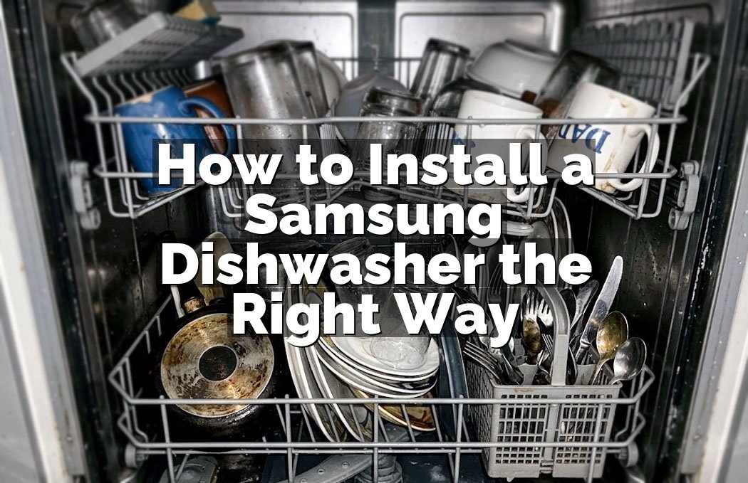 How to Install a Samsung Dishwasher the Right Way