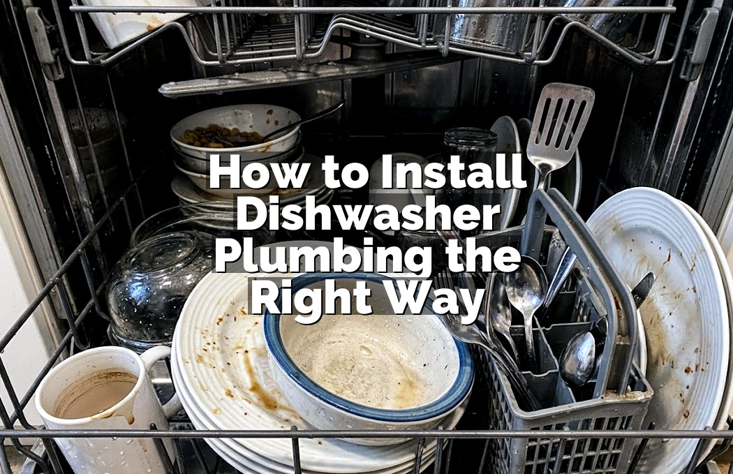 How to Install Dishwasher Plumbing the Right Way