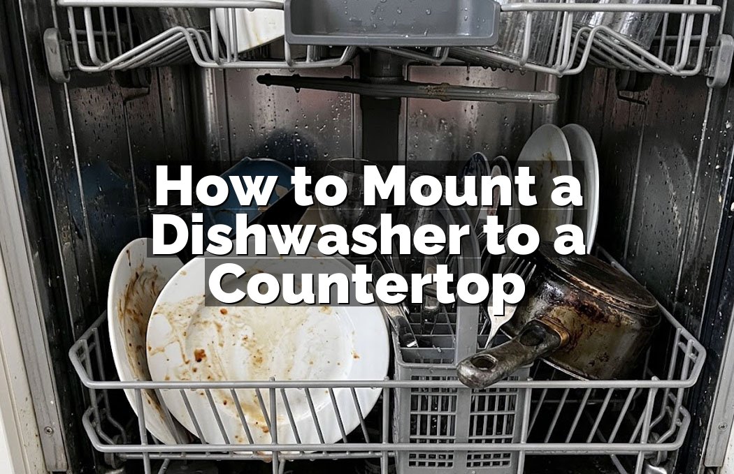 How to Mount a Dishwasher to a Countertop
