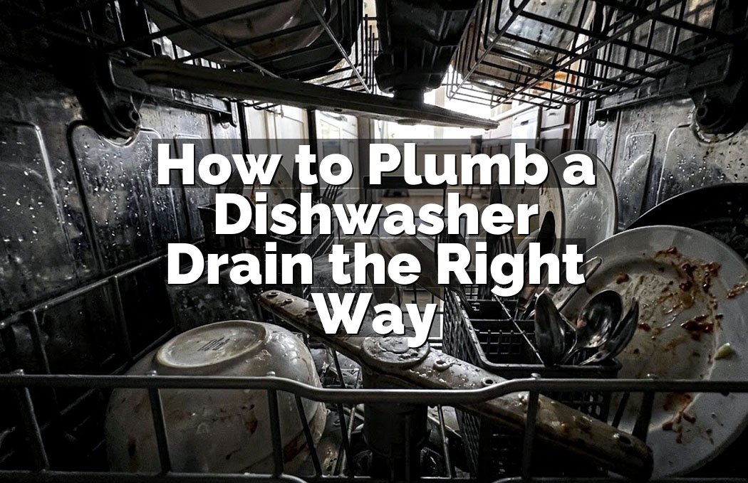 How to Plumb a Dishwasher Drain the Right Way