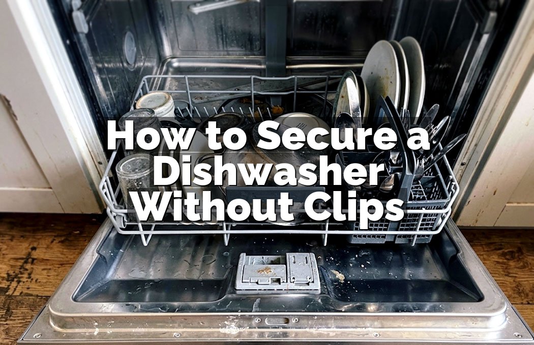 How to Secure a Dishwasher Without Clips