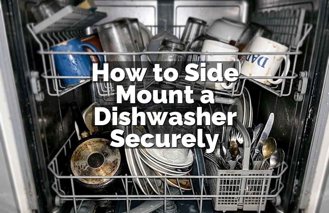 How to Side Mount a Dishwasher Securely